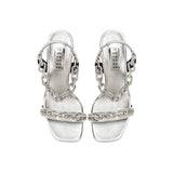 Catena Notte Silver High-Heel Sandal