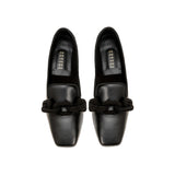 Catena Black Flat Mocassin