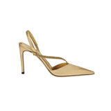 Sienna Gold High-Heel Slingback Pump