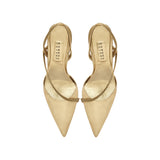 Sienna Gold High-Heel Slingback Pump