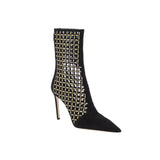 Elora Black High-Heel Ankle Boot