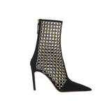 Elora Black High-Heel Ankle Boot