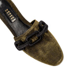 Catena Black Gold Iridescent Sliperette