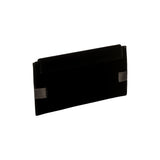 Catena Black Velvet Envelope Gusset Clutch