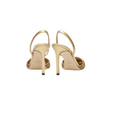 Adia Gold High-Heel Slingback Pump