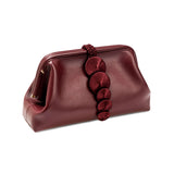Alessa Burgundy Pouch Bag