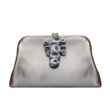 Alessa Electrum & Antique Silver Pouch Bag