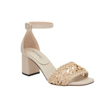 Almeria Nude Block-Heel Ankle Sandal