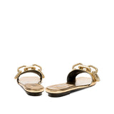 Catena Gold Flat Sandal