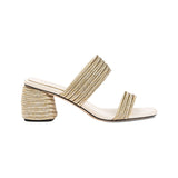 Bellina Ivory Two Strap Sandal