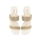 Bellina Ivory Two Strap Sandal