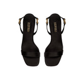 Catena Notte Black Platform Slingback Sandal