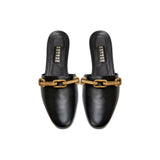 Catena Black Flat Sliperette