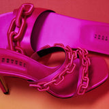 Catena Fuchsia Flat Sandal
