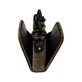Catena Glitter Two Sided Bag showcasing a stylish gold and black design with unique knot detailing.