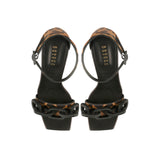 Catena Leopard High-Heel Ankle Sandal