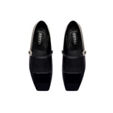 Catena Notte Black Flat Ballerina