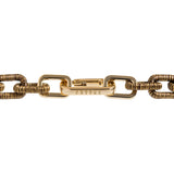 Close-up of the Catena Notte Bracelet in antique gold, showcasing its elegant link design.