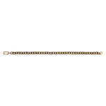 Catena Notte Necklace in Antique Gold, featuring meticulously wrapped chain links symbolizing unity and elegance.