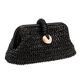 Delphine Black Pouch Bag