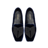 Fiocco Navy Flat Moccasin