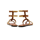 Darcia Camello Flat Gladiator Sandal