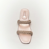 Ronda Blush Flat Two Straps Sandal