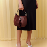 Catena Burgundy Small Shoulder Pouch Bag