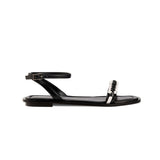 Kibele Black Ankle Cross Sandal