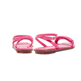 Kibele Bubble Pink Ankle Cross Sandal