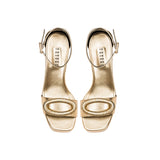 Naria Gold Platform Ankle Sandal