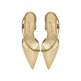 Sienna Gold High-Heel Slingback Pump