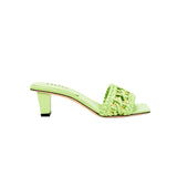 Almeria Avocado Mid-Heel Sandal